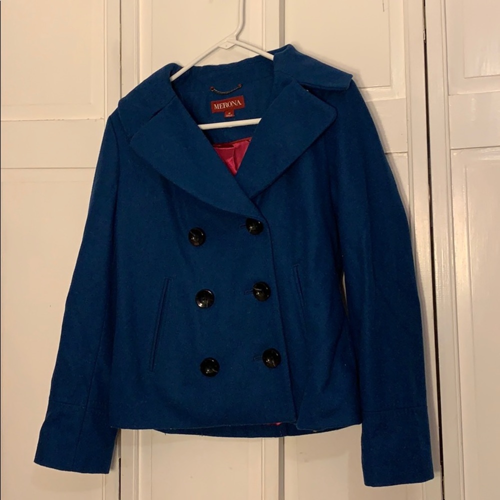 MERONA | blue pea coat